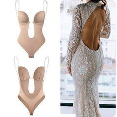 ❤️Plunge Backless Body Shaper Bra