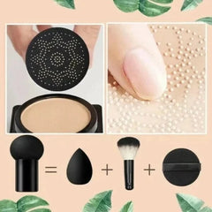 Tri Color Mushroom Head Air Cushion BB Cream - Buy 1 Get 1 Free(2 pcs)🌸