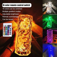 🔥Touching Control Rose Crystal Lamp-Buy 2 Free Shipping