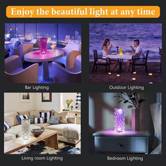 🔥Touching Control Rose Crystal Lamp-Buy 2 Free Shipping