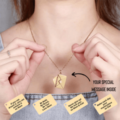 Mother's Day Gift-Custom Love Letter Envelope Necklace